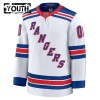 Maillot de Hockey New York Rangers Personnaliser Fanatics Premium 2024-25 Blanc Extérieur - Enfant